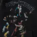 Off - White Black Hoodie With Artistic Graphic And Brand Tribute Design #A54248