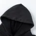 Off - White Black Hoodie With Artistic Graphic Print And Brand Elements #A54247
