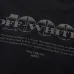Off - White Black Hoodie With Artistic Graphic Print And Branded Details #A54245