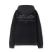 Off - White Black Hoodie With Artistic Graphic Print And Branded Details #A54245