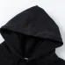 Off White Black Hoodie with Blue Green Glitter Logo and Front Pocket for Men and Women #A54251