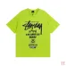  Stussy SS23 World Tour Series Alphabet Print Unisex Short Sleeve T-shirt #A33152