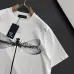 Alexander McQueen T-shirts dragonfly Black/White #A46882