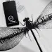 Alexander McQueen T-shirts dragonfly Black/White #A46882