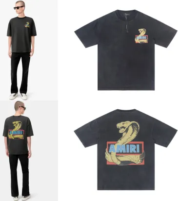 Amiri Snake Tee in Black #A53509