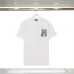 Amiri T-shirts AMIRI Watercolor Ma Tee Black/White #A53435