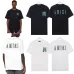 Amiri T-shirts AMIRI Watercolor Ma Tee Black/White #A53435