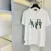 Amiri T-shirts Big letters Black/White/Grey  #A46866