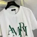 Amiri T-shirts Big letters Black/White/Grey  #A46866