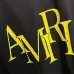 Amiri T-shirts Big letters Black/White/Grey  #A46866