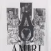 Amiri T-shirts Front and back pattern printing letter logo embroidery 260g double yarn cotton fabric #A47346