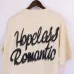 Amiri T-shirts HOPELESS ROMANTIC printing T-shirts Black/White #A48500
