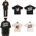 Amiri T-shirts HOPELESS ROMANTIC printing T-shirts Black/White #A48500