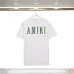 Amiri Watercolor Short-Sleeve Logo Tee In Black/White #A53782