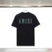 Amiri Watercolor Short-Sleeve Logo Tee In Black/White #A53782