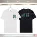 Amiri Watercolor Short-Sleeve Logo Tee In Black/White #A53782