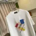 Balenciaga T-shirts for Men Abstract Color Block Logo Art Black/White/Red #A54220