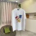 Balenciaga T-shirts for Men Abstract Color Block Logo Art Black/White/Red #A54220