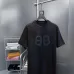 Balenciaga T-shirts for Men Balenciaga Mud dyed Bitcoin short sleeve Black/White #A53444
