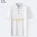 Balmain T-Shirts Polo for men Buttons Black/White #A46587