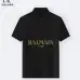 Balmain T-Shirts Polo for men Buttons Black/White #A46587