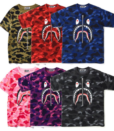 Bape T-Shirts Japanese popular logo camouflage false zipper #99902780