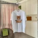 Burberry Black/Green/Purple/White T Shirt with Classic Check Pattern Teddy Bear Graphic Design for Casual Streetwear Style #A54260