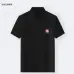 Burberry T-Shirts Polo for MEN Solid Color Black/White #A46583