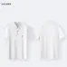 Burberry T-Shirts Polo for MEN Solid Color Black/White #A46583