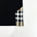 Burberry T-Shirts for MEN Black Cross Stitch EKD​ Cotton T-shirt #A53446