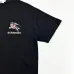 Burberry T-Shirts for MEN Black Cross Stitch EKD​ Cotton T-shirt #A53446