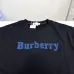 Burberry T-Shirts for MEN Burberry Logo Printed Crewneck T-Shirt Black/White #A53445