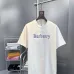 Burberry T-Shirts for MEN Burberry Logo Printed Crewneck T-Shirt Black/White #A53445