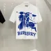 Burberry T-Shirts for MEN Crew Neck Black/White/ Printing #A46426