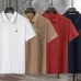 Burberry T-Shirts polo for MEN Solid Color Black/White/Red/Khaki #A46579