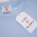 Casablanca T-Shirts 260g Black/White/Blue #A53062