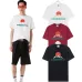 Casablanca T-Shirts Black/White/Red #A52888