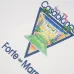 Casablanca T-Shirts Miami Open x Forte Dei Marmi Short Sleeve Silk Shirt  Black/White #A53437