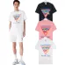 Casablanca graphic-print Cotton T-shirt  Pink/Black/White Casablanca #A53439