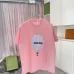 CELINE LOOSE T-SHIRT IN COTTON JERSEY Black/Pink/Grey #A53417