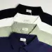 Celine T-Shirts Polo for MEN Solid Color Buttons Black/White #A46588