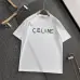 Celine T-Shirts for MEN Black/White #A46956