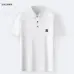 Chanel T-Shirts Polo for man mercerized Black/White  #A46593