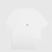 Ch**el T-Shirts Solid Color Crew Neck Black/White #A46473