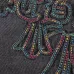 Chrome Hearts Denim Wash Tee Rhinestone Cross Cluster &amp; Brand Heritage #A54215