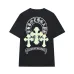 Chrome Hearts T-shirt for MEN Black/White #A49403