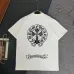 Chrome Hearts T-shirt for MEN Black/White #A50325