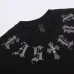 Chrome Hearts T-shirt for MEN Black/White #A52640