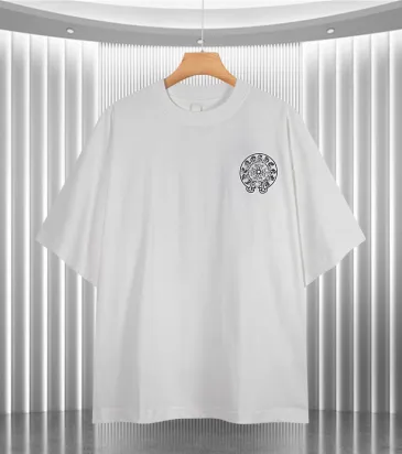 Chrome Hearts T-shirt for MEN Black/White #A53515