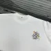 Chrome Hearts T-shirt for MEN Color logo Black/White #A46971
